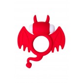 Красное эрекционное кольцо на пенис JOS COCKY DEVIL - JOS - в Рязани купить с доставкой
