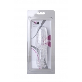 Прозрачная насадка с шишечками и шипами - 13,5 см. - Toyfa Basic - в Рязани купить с доставкой