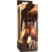 Коричневый мастубратор-вагина Nicole s Kitty - Blush Novelties - в Рязани купить с доставкой