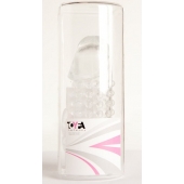 Гелевая прозрачная насадка с 2 отростками - 13 см. - Toyfa Basic - в Рязани купить с доставкой