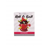 Стимулирующий презерватив-насадка Roll   Ball Raspberry - Sitabella - купить с доставкой в Рязани