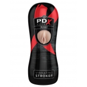 Мастурбатор-вагина Vibrating Pussy Stroker с вибрацией - Pipedream - в Рязани купить с доставкой