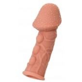 Насадка на фаллос с пузыриками, венками и ребристостью KOKOS Extreme Sleeve 09 - 12,7 см. - KOKOS - в Рязани купить с доставкой