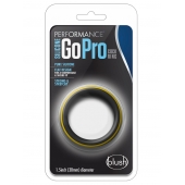 Черно-желтое силиконовое эрекционное кольцо Silicone Go Pro Cock Ring - Blush Novelties - в Рязани купить с доставкой