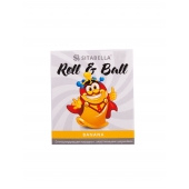 Стимулирующий презерватив-насадка Roll   Ball Banana - Sitabella - купить с доставкой в Рязани