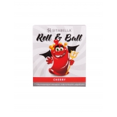 Стимулирующий презерватив-насадка Roll   Ball Cherry - Sitabella - купить с доставкой в Рязани