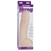 Огромная насадка-реалистик Vac-U-Lock Realistic Hung - 31,7 см. - Doc Johnson - купить с доставкой в Рязани