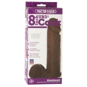 Насадка-реалистик Vac-U-Lock 8  ULTRASKYN Cock - 20,6 см. - Doc Johnson - купить с доставкой в Рязани