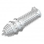 Закрытая прозрачная насадка Crystal sleeve - 14,2 см. - Erowoman-Eroman - в Рязани купить с доставкой