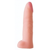 Телесная насадка на Harness с коннектором BLACK LINE - 18,5 см. - LOVETOY (А-Полимер) - купить с доставкой в Рязани