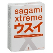 Ультратонкие презервативы Sagami Xtreme SUPERTHIN - 3 шт. - Sagami - купить с доставкой в Рязани