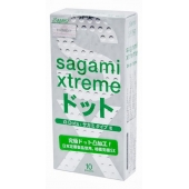 Презервативы Sagami Xtreme Type-E с точками - 10 шт. - Sagami - купить с доставкой в Рязани