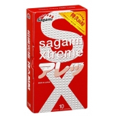 Утолщенные презервативы Sagami Xtreme Feel Long с точками - 10 шт. - Sagami - купить с доставкой в Рязани
