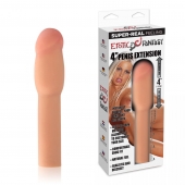 Телесная насадка для увеличения члена - 20 см. - Erotic Fantasy - в Рязани купить с доставкой