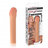 Реалистичная насадка для увеличения члена - 20 см. - Erotic Fantasy - в Рязани купить с доставкой