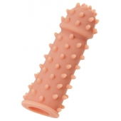 Телесная реалистичная насадка KOKOS Extreme Sleeve 03 с дополнительной стимуляцией - 12,7 см. - KOKOS - в Рязани купить с доставкой