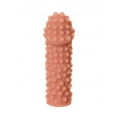 Телесная реалистичная насадка KOKOS Extreme Sleeve 10 с дополнительной стимуляцией - 14,7 см. - KOKOS - в Рязани купить с доставкой