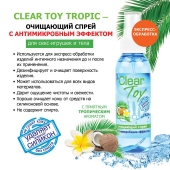 Очищающий спрей для игрушек CLEAR TOY Tropic - 100 мл. - Биоритм - купить с доставкой в Рязани