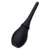 Черный силиконовый анальный душ A-toys с гладким наконечником - A-toys - купить с доставкой в Рязани