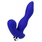 Синий силиконовый вибростимулятор простаты Stroman - 14,5 см. - ToyFa - в Рязани купить с доставкой