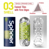Мастурбатор SPINNER Shell - Tenga - в Рязани купить с доставкой