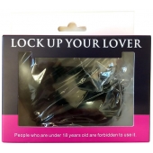 Черные меховые наручники Love с ключиками - Baile - купить с доставкой в Рязани