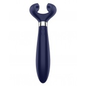 Синий вибромассажер для пар Satisfyer Partner Multifun 3 - Satisfyer