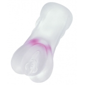 Прозрачный реалистичный мастурбатор Juicy Pussy Crystal Rose - ToyFa - в Рязани купить с доставкой