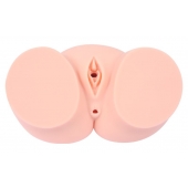 Мастурбатор-полуторс Cherry с вибрацией и двумя любовными тоннелями - KOKOS - в Рязани купить с доставкой