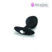 Черная пробка Mystim Rocking Vibe S с возможностью подключения к электростимулятору - 9,7 см. - MyStim - купить с доставкой в Рязани