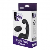 Черный вибромассажер простаты REMOTE BOOTY PLEASER - Dream Toys - в Рязани купить с доставкой