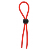 Красное эрекционное лассо с одной бусиной-утяжкой STRETCHY THIN LASSO - Dream Toys - в Рязани купить с доставкой