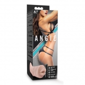 Телесный мастурбатор-ротик Angie - Blush Novelties - в Рязани купить с доставкой