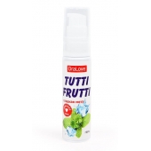 Гель-смазка Tutti-frutti со вкусом сладкой мяты - 30 гр. - Биоритм - купить с доставкой в Рязани