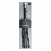 Черная плеть Easytoys Flogger With Metal Grip - 38 см. - Easy toys - купить с доставкой в Рязани