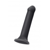 Черный фаллос на присоске Silicone Bendable Dildo XL - 20 см. - Strap-on-me - купить с доставкой в Рязани