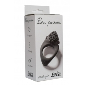Черное эрекционное виброкольцо Pure Passion Midnight - Lola Games - в Рязани купить с доставкой