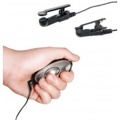 Черные электрические зажимы для сосков Shock Therapy Nipple Clamps - Pipedream - купить с доставкой в Рязани