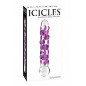 Стеклянный фаллоимитатор ICICLES № 7 - 17,8 см. - Pipedream