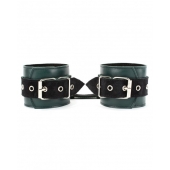 Изумрудные оковы на ноги Ladys Arsenal на карабинах - БДСМ Арсенал - купить с доставкой в Рязани