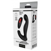 Черный вибромассажер простаты SWIRLING P-PLEASER - Dream Toys - в Рязани купить с доставкой