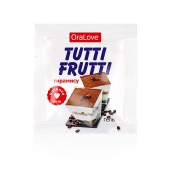Пробник гель-смазки Tutti-frutti со вкусом тирамису - 4 гр. - Биоритм - купить с доставкой в Рязани