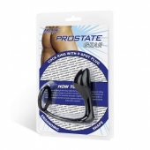 Стимулятор простаты с фиксацией эрекционным кольцом Prostate Gear - BlueLine - в Рязани купить с доставкой