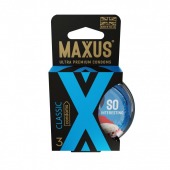 Классические презервативы в пластиковом кейсе MAXUS Classic - 3 шт. - Maxus - купить с доставкой в Рязани
