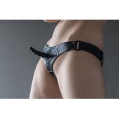 Черные трусики Better с анальной насадкой - 8 см. - Lola Games - купить с доставкой в Рязани