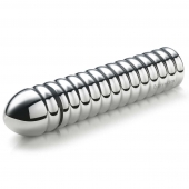 Рельефный фаллос для интенсивного электросекса Groovey George - 20 см. - MyStim - купить с доставкой в Рязани