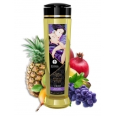Массажное масло Libido Exotic Fruits с ароматом экзотических фруктов - 240 мл. - Shunga - купить с доставкой в Рязани