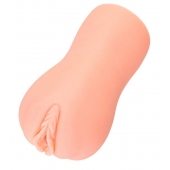 Телесный вибромастурбатор-вагина с рельефом EMILY AUTO - KOKOS - в Рязани купить с доставкой