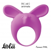 Фиолетовое эрекционное кольцо Fennec Phil - Lola Games - в Рязани купить с доставкой