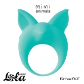 Зеленое эрекционное кольцо Kitten Kyle - Lola Games - в Рязани купить с доставкой